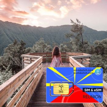 Sim Du Lịch Reunion 15 Ngày Tốc Độ Cao